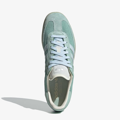 ADIDAS ORIGINALS | SAMBA OG { HAZY GREEN/SKY TINT/OFF WHITE