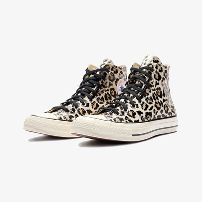 Converse | CHUCK 70 GLOW IN THE DARK LEOPARD PRINT { EGRET/LIGHT FAWN