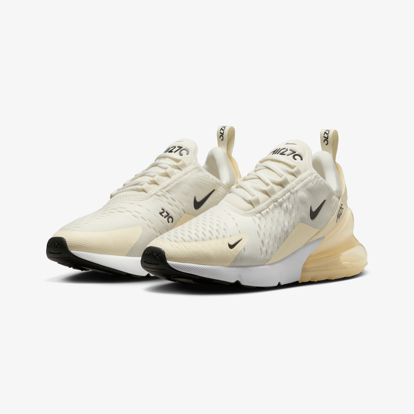 NIKE | AIR MAX 270 { SAIL/BLACK-COCONUT MILK-PALE IVORY