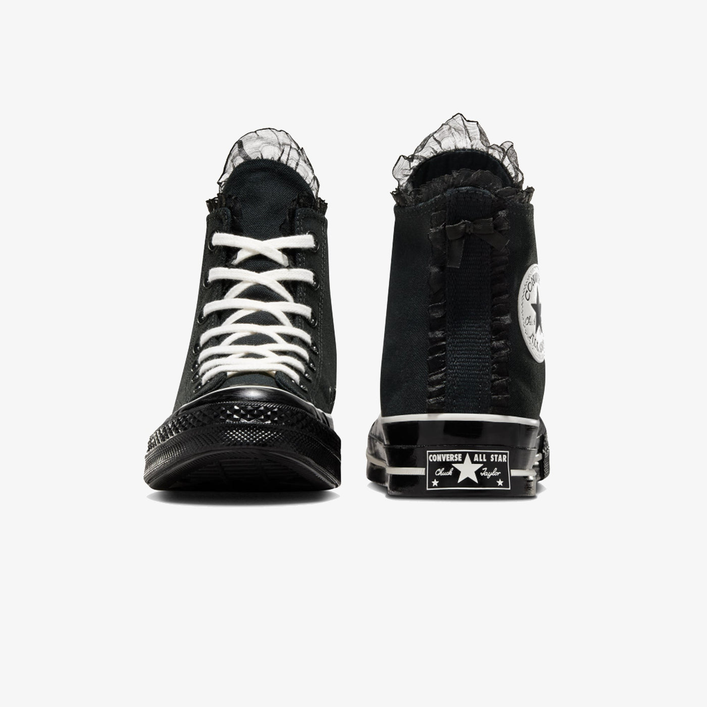 Converse | CHUCK 70 HIGH RUFFLES & BOWS { BLACK