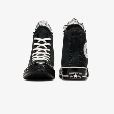 Converse | CHUCK 70 HIGH RUFFLES & BOWS { BLACK