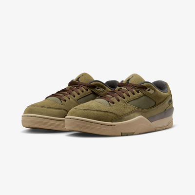 Jordan | FLIGHT COURT { MEDIUM OLIVE/BLACK-KHAKI-BAROQUE BROWN