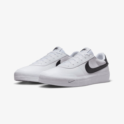 Nike | COURT SHOT { WHITE/BLACK