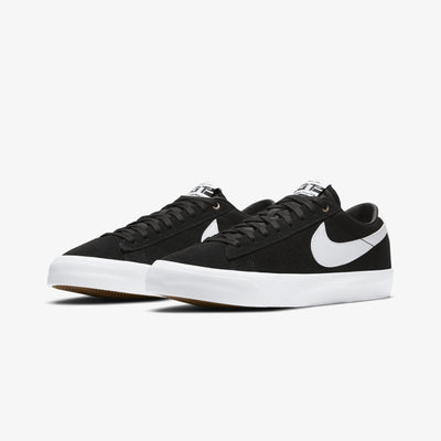 Nike | SB ZOOM BLAZER LOW PRO GT { BLACK/WHITE-BLACK-GUM LIGHT BROWN