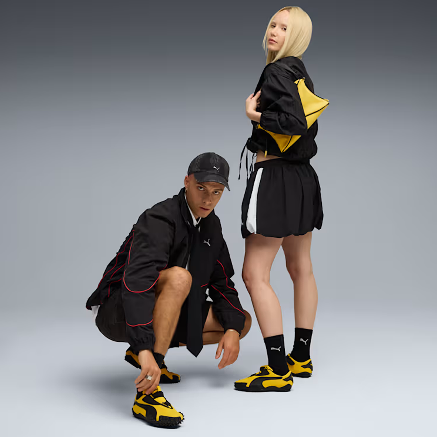 PUMA | MOSTRO OG PRIME { PELE YELLOW/BLACK