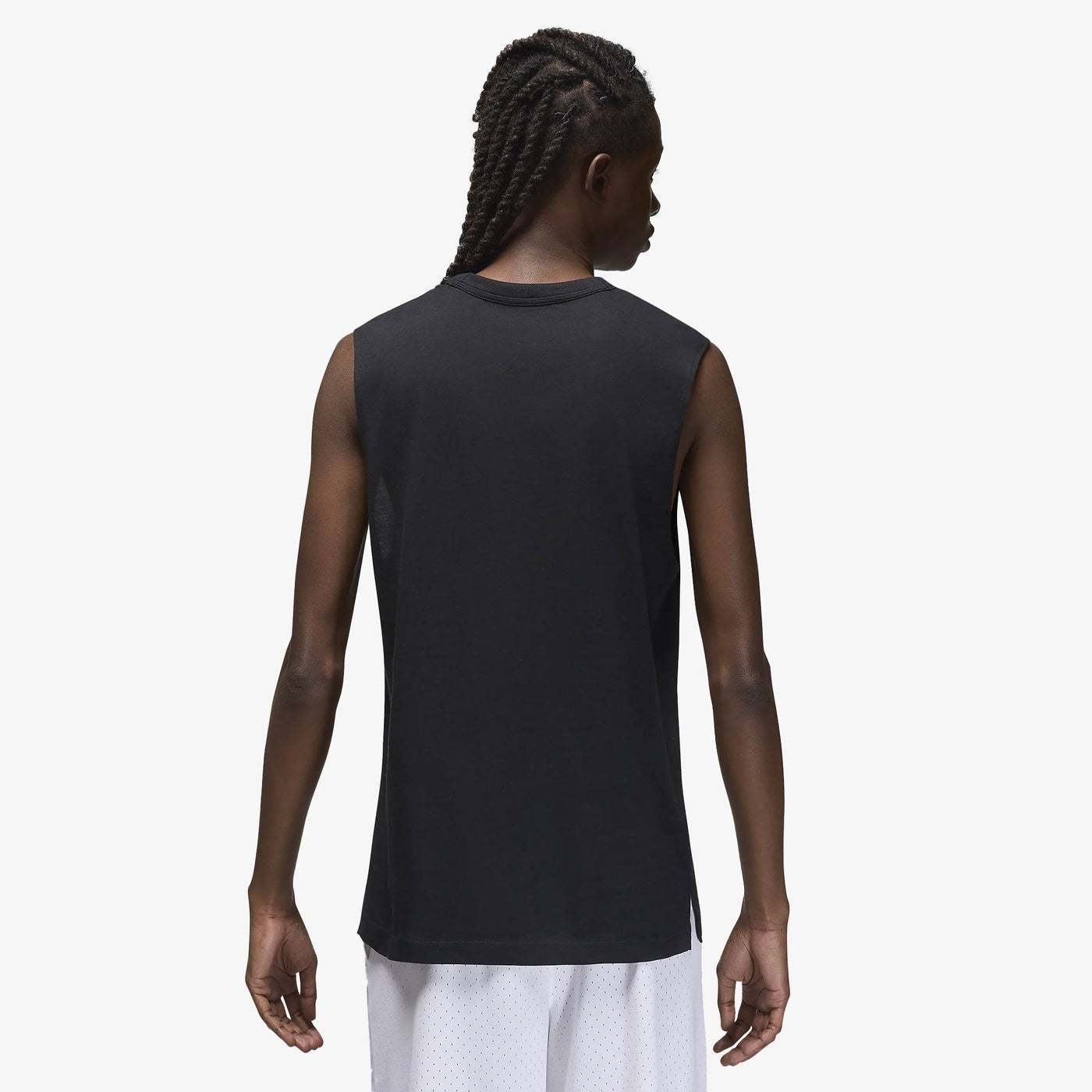 JORDAN | SPORT DRI-FIT SLEEVELESS TOP { BLACK/WHITE