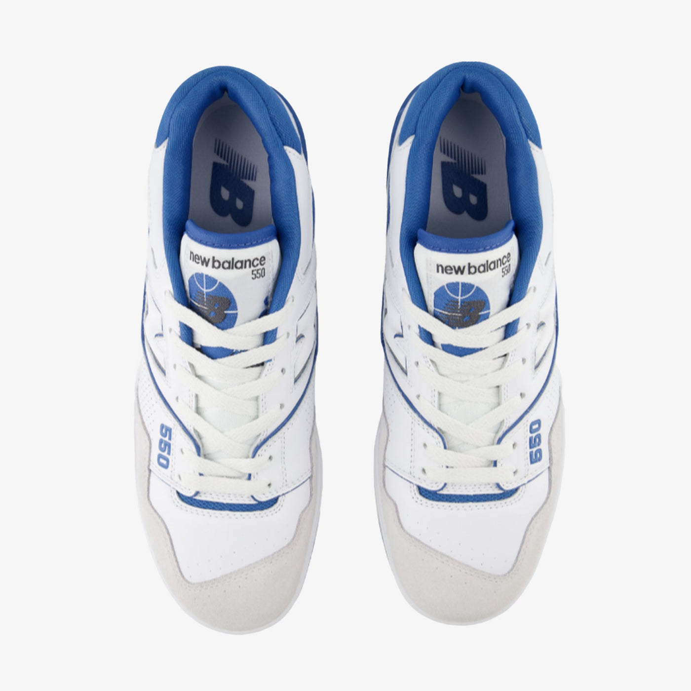 New Balance | BB550 { WHITE/BLUE