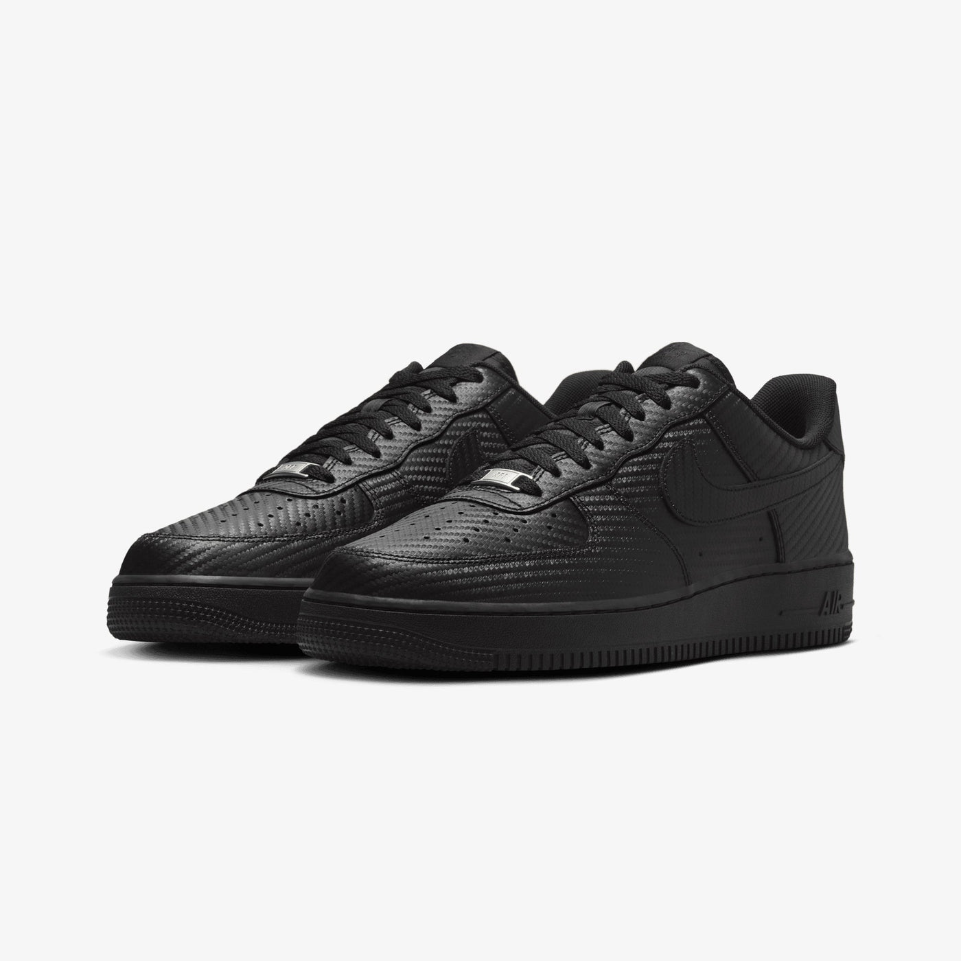 NIKE | AIR FORCE 1 '07 TEXTURE { BLACK/BLACK