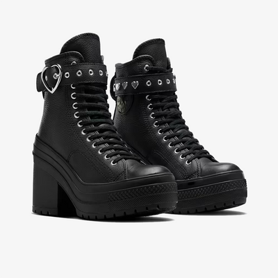 Converse | CHUCK 70 DE LUXE HEEL PLATFORM DARK ROMANCE { BLACK