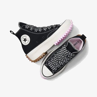 Converse | RUN STAR HIKE PLATFORM CANVAS { BLACK