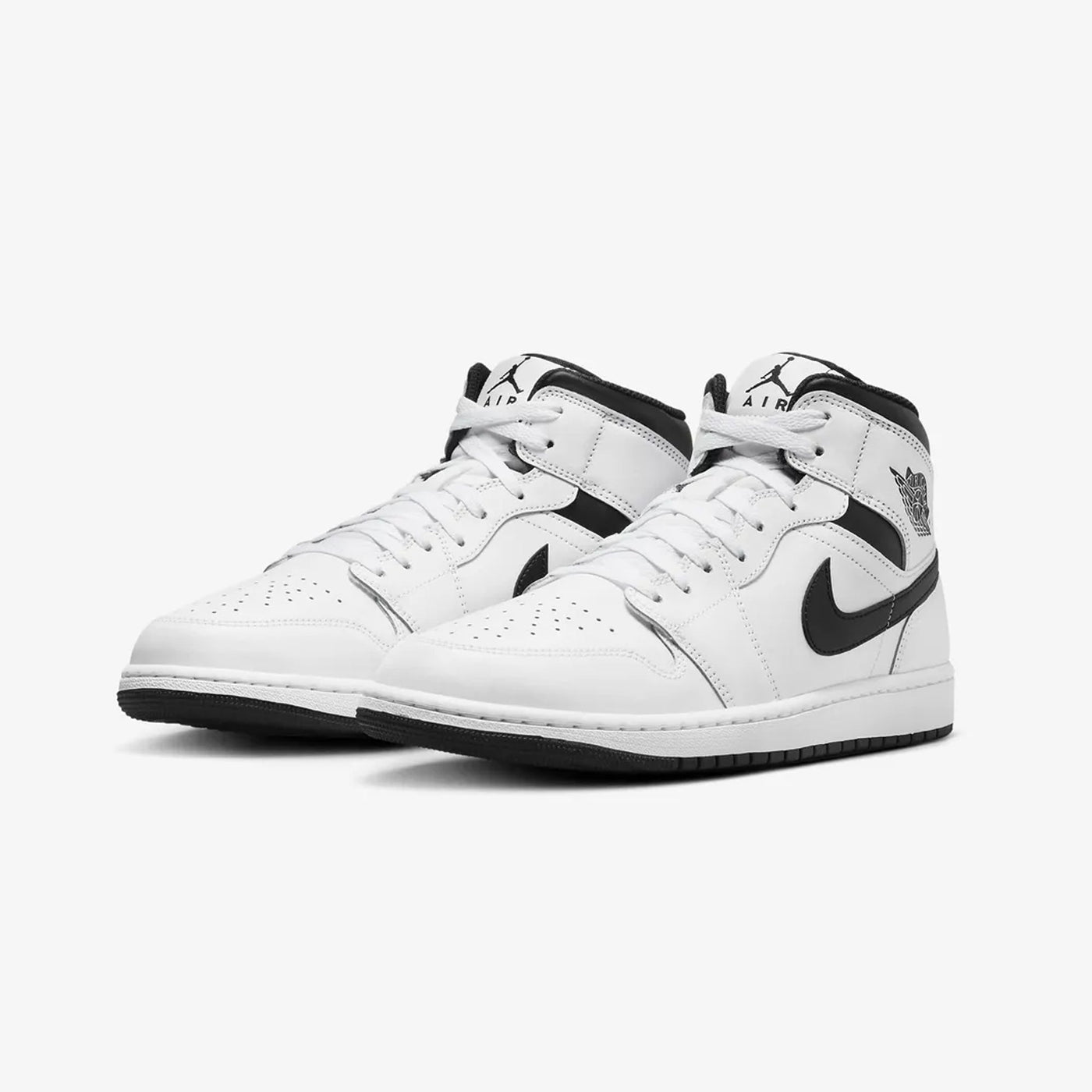 Jordan | AIR JORDAN 1 MID  { WHITE/BLACK-WHITE-BLACK