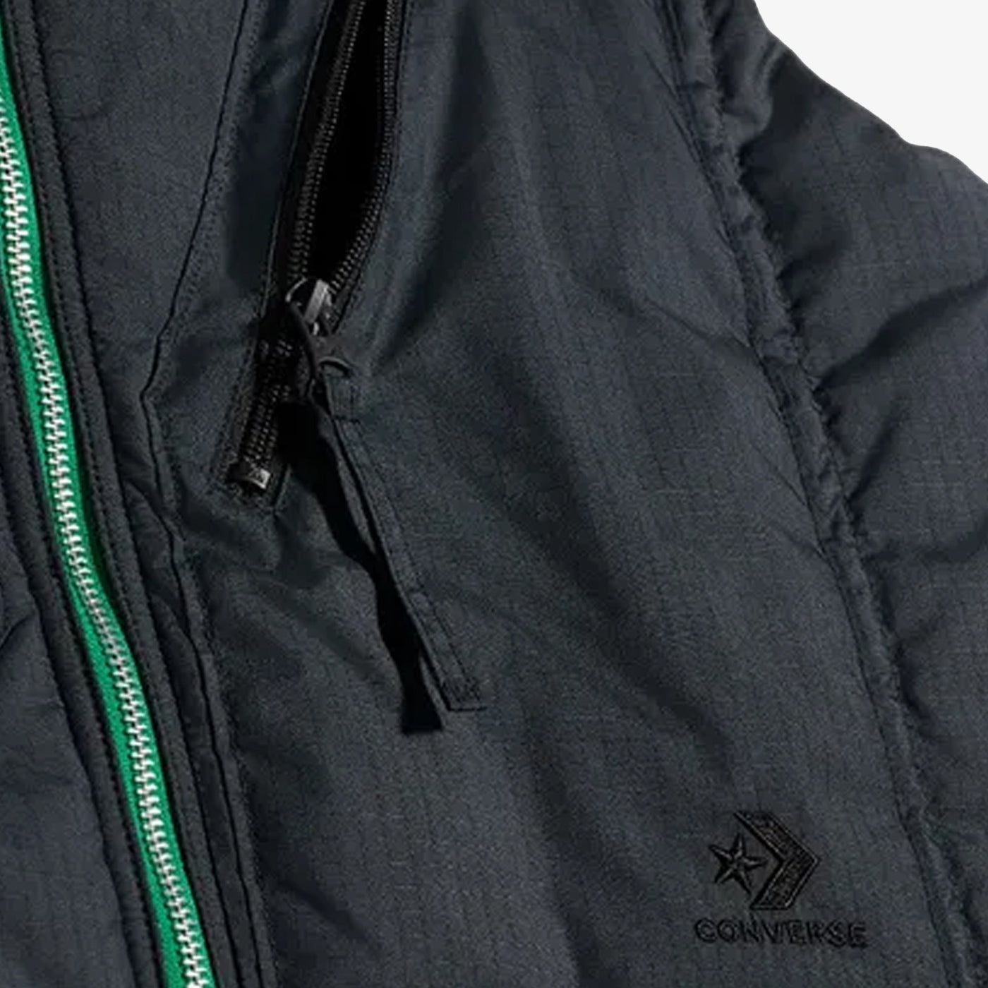 Converse | X PATTA REVERSIBLE VEST { GREEN/BLACK