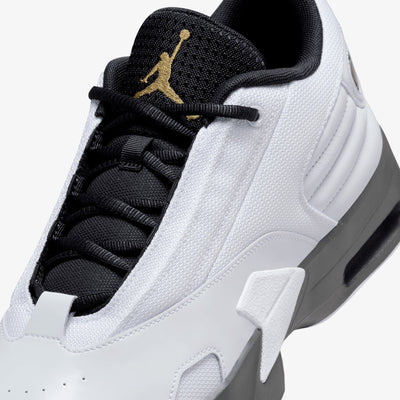JORDAN | MAX AURA 6 { WHITE/METALLIC GOLD-BLACK