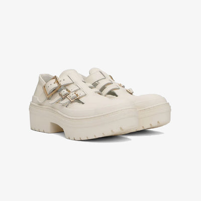 Converse | CHUCK TAYLOR ALL STAR LUGGED HEEL MARY JANE PALTFORM { EGRET