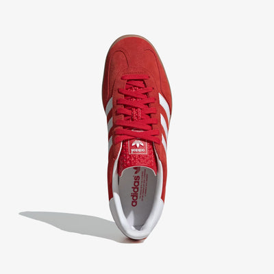 ADIDAS ORIGINALS | GAZELLE INDOOR { RED/WHITE