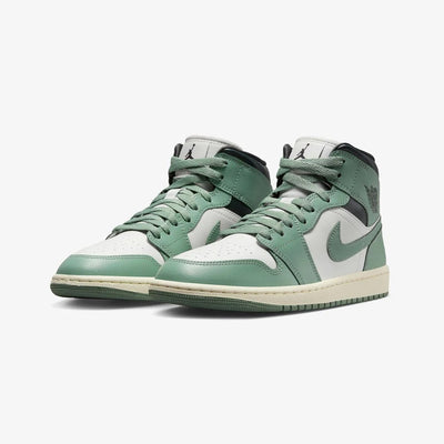 Jordan | AIR JORDAN 1 MID  { SAIL/JADE SMOKE-ANTHRACITE