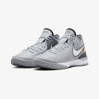 NIKE | LEBRON NXXT GEN { WOLF GREY/WHITE-IRON GREY-BLACK
