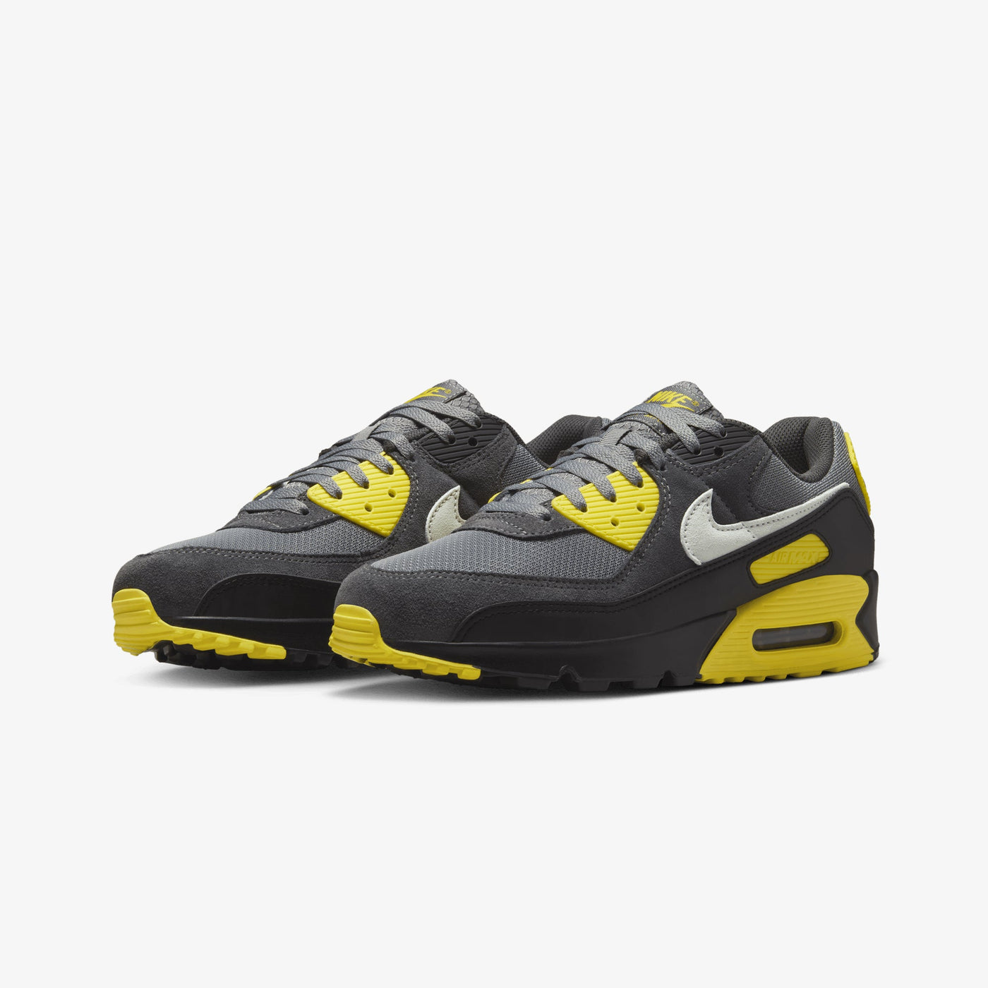 Nike | AIR MAX 90 { SMOKE GREY/LIGHT SILVER-LIGHTENING