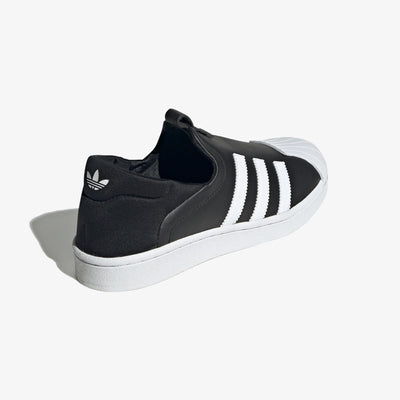 Adidas Originals | SUPERSTAR SLIP-ON  { CORE BLACK/CLOUD WHITE