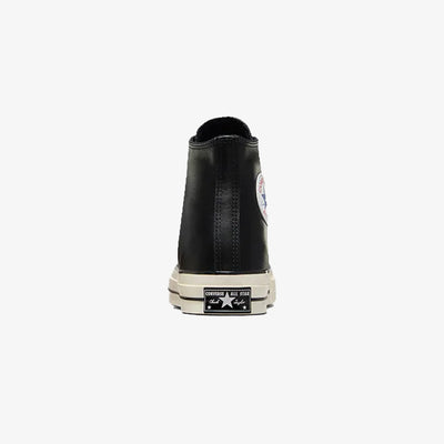 Converse | CHUCK 70 LEATHER SEASONAL  { BLACK/WHITE