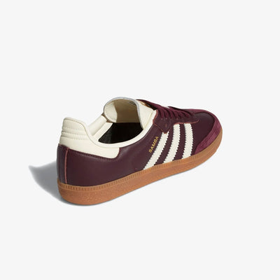 Adidas Originals | SAMBA OG { MARRON/CREAM WHITE/GOLD METALLIC