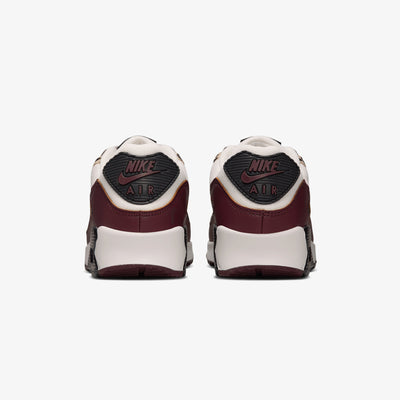 Nike | AIR MAX 90 { SAIL/BURGUNDY CRUSH-BLACK