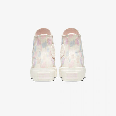 Converse | CHUCK TAYLOR ALL STAR LIFT HIGH TOP  { EGRET/GRAVEL/ARCTIC PINK