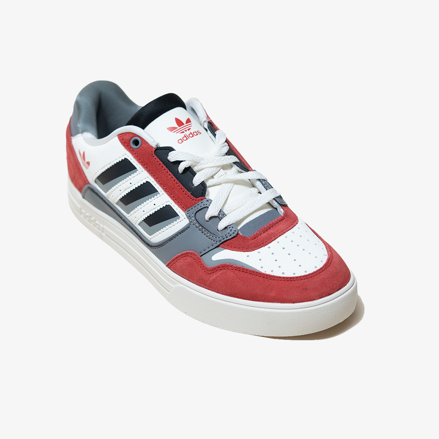 Adidas | DROP STEP LOW 2.0 { OWHITE/GRETHR/COLRED