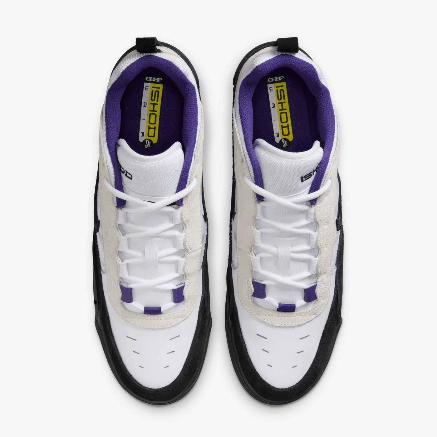 Nike | AIR MAX ISHOD { WHITE/BLACK-COURT PURPLE-BLACK