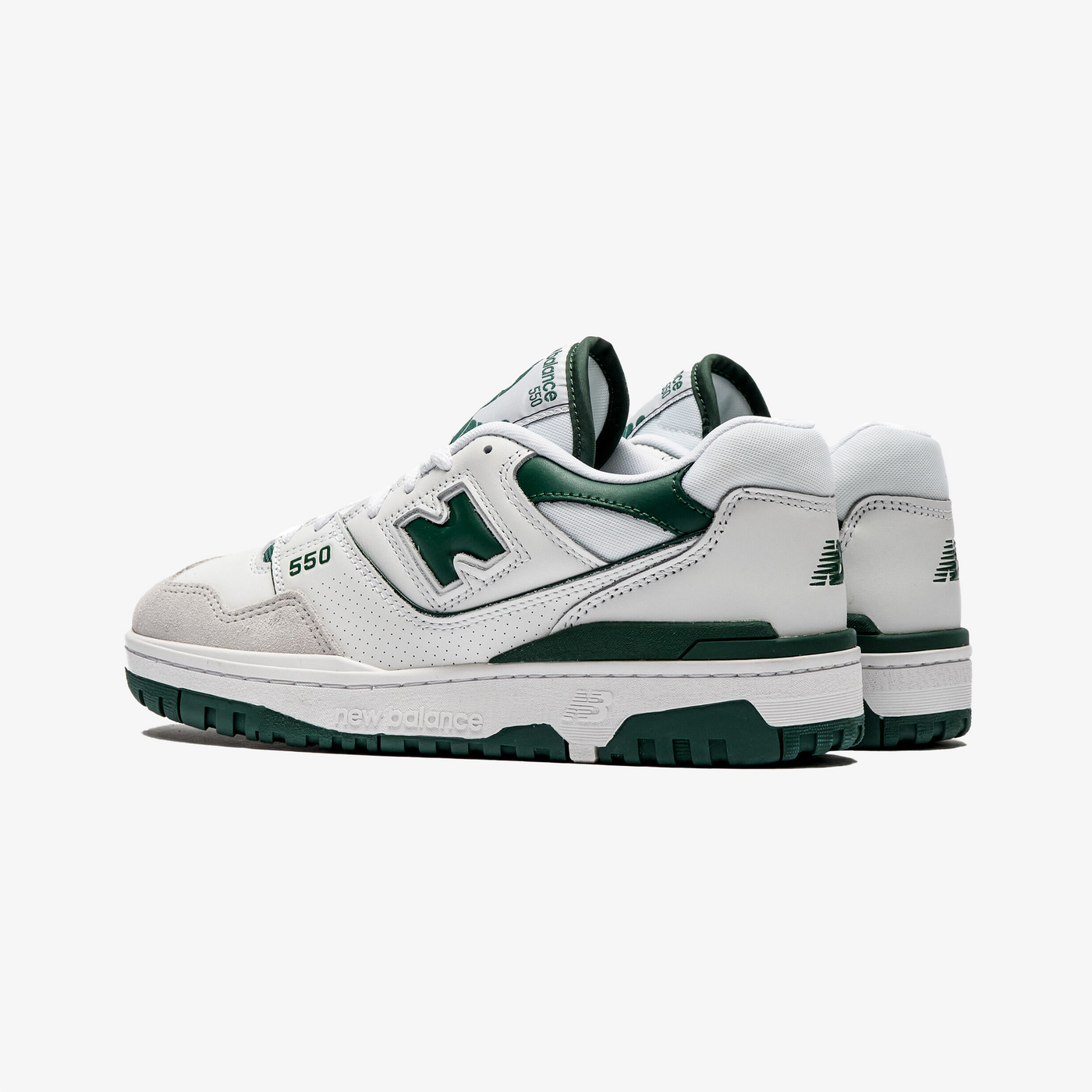 New Balance | BB550 { WHITE/GREEN