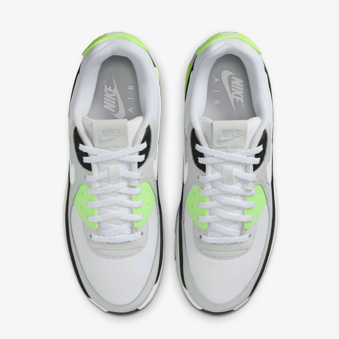 Nike | AIR MAX 90 LV8 { PHOTON DUST/WHITE-LIME BLAST-BLACK