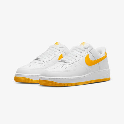 NIKE | AIR FORCE 1 '07 { WHITE/UNIVERSITY GOLD-WHITE