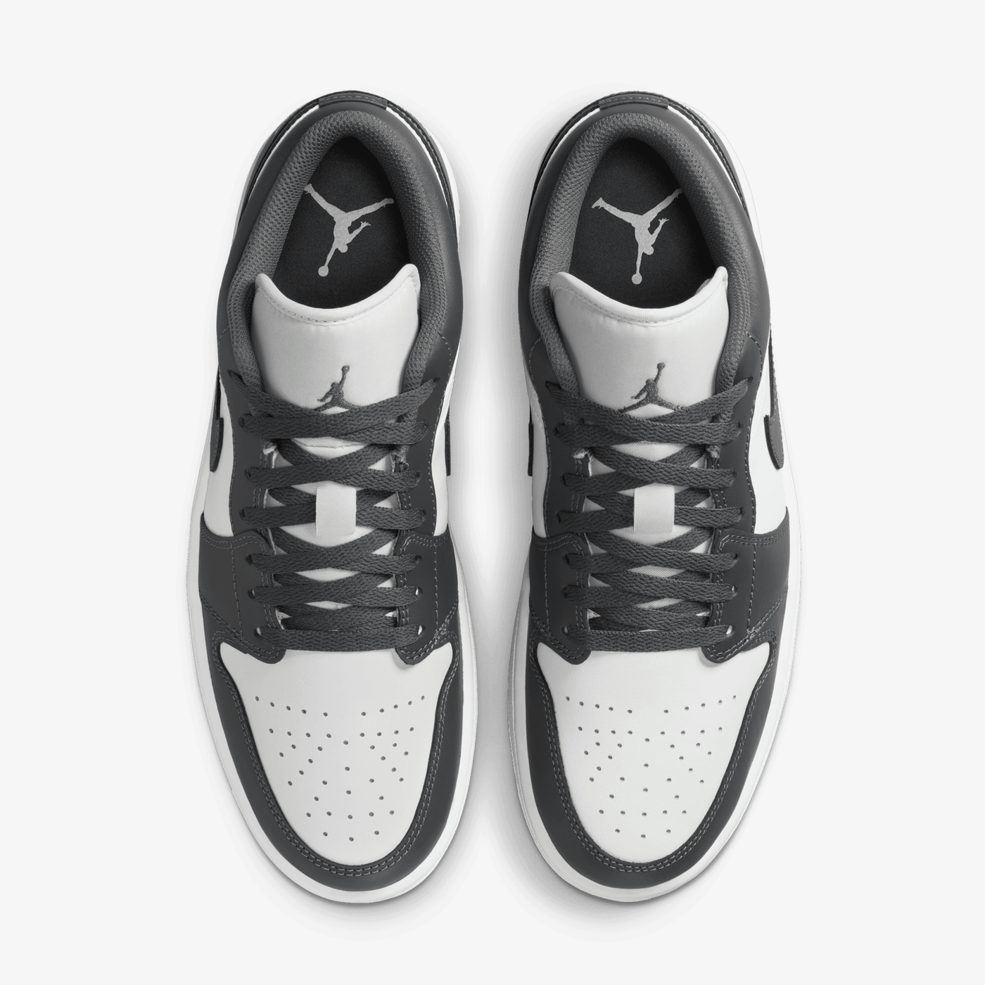 JORDAN | AIR JORDAN 1 LOW { IRON GREY/SUMMIT WHITE