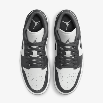 JORDAN | AIR JORDAN 1 LOW { IRON GREY/SUMMIT WHITE