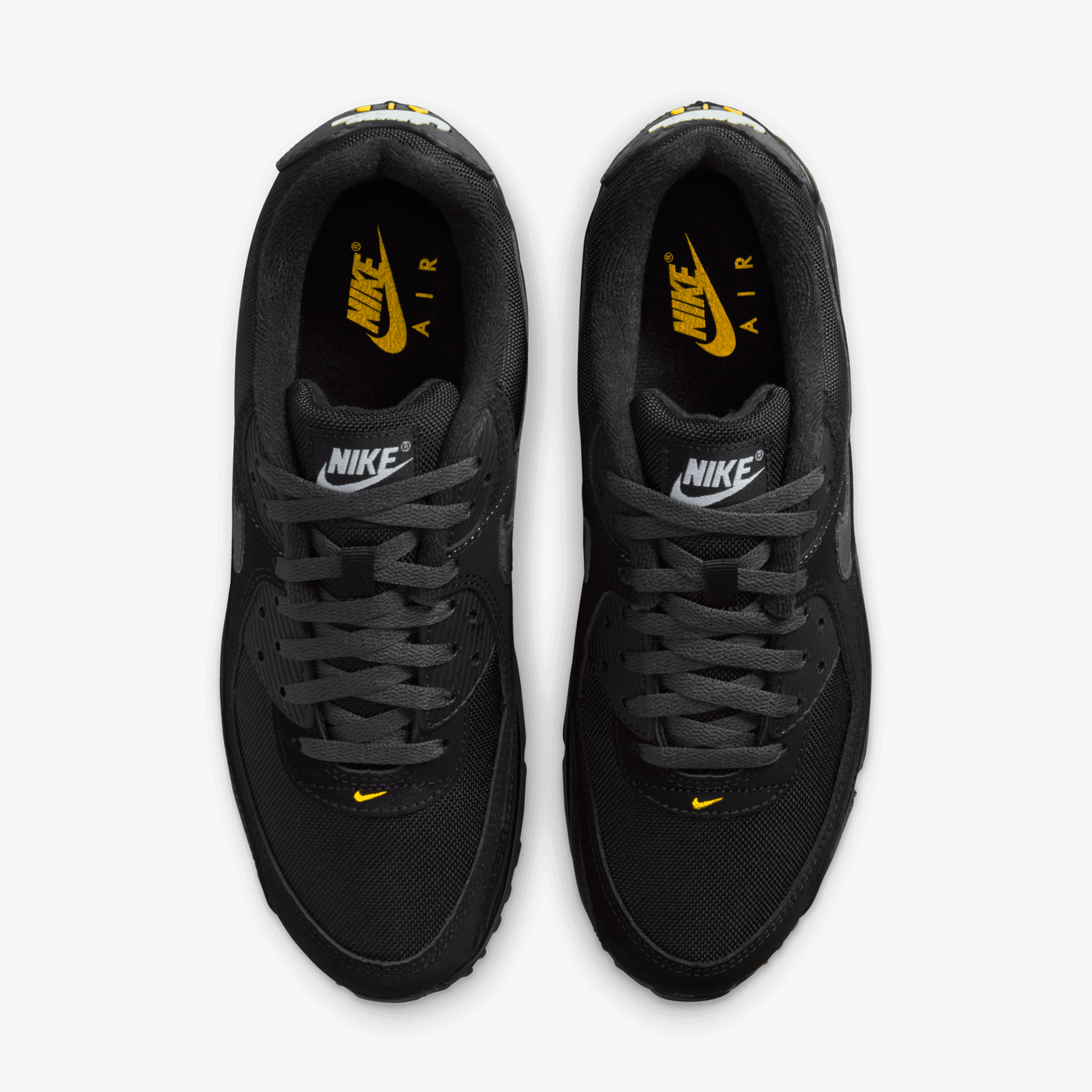 Nike | AIR MAX 90 { BLACK/GOLD/WHITE
