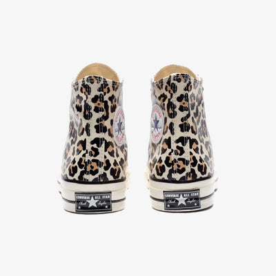 Converse | CHUCK 70 GLOW IN THE DARK LEOPARD PRINT { EGRET/LIGHT FAWN