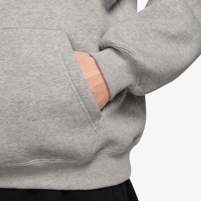 JORDAN | BROOKLYN FLEECE { GREY HEATHER/WHITE