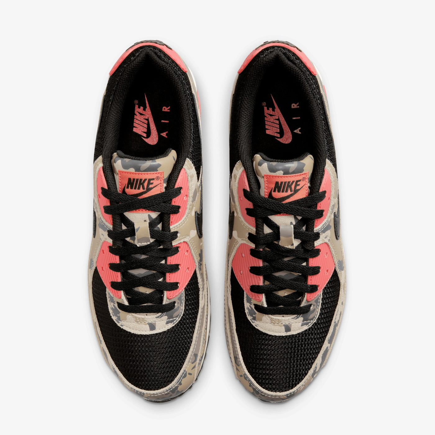 Nike | AIR MAX 90 { LT KHAKI/BLACK-MAGIC EMBER-MINK BROWN