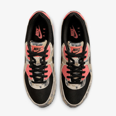Nike | AIR MAX 90 { LT KHAKI/BLACK-MAGIC EMBER-MINK BROWN