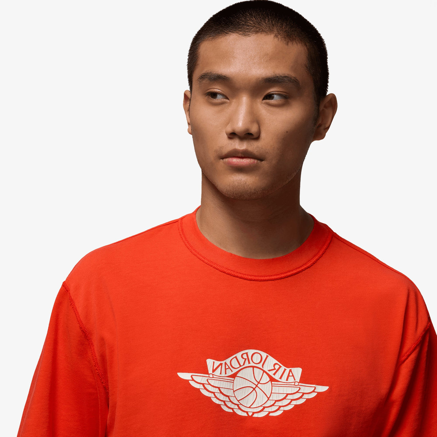 Jordan | RARE AIR T-SHIRT { CHILE RED/SAIL