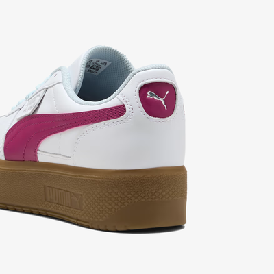 PUMA | PALERMO ELEVATA LEATHER { WHITE/BERRY