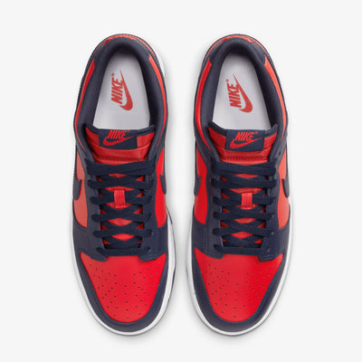 NIKE | DUNK LOW RETRO { UNIVERSITY RED/OBSIDIAN-WHITE