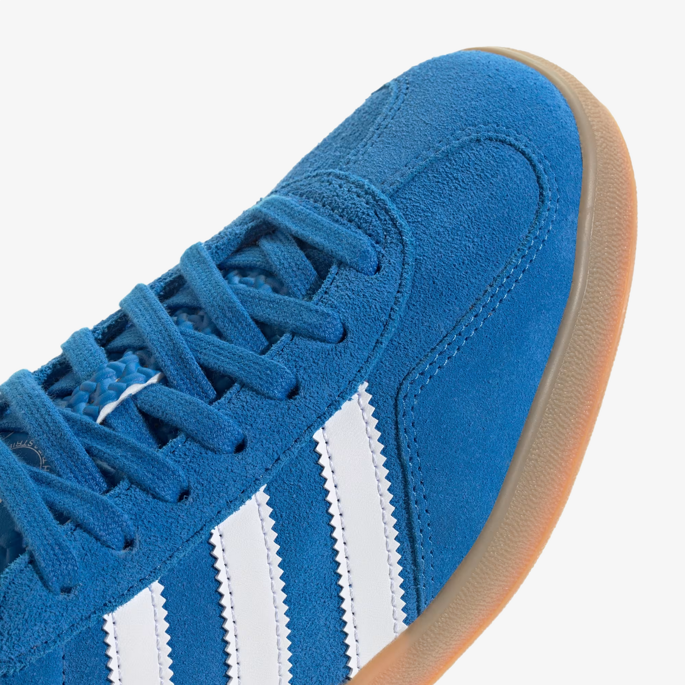 ADIDAS ORIGINALS | GAZELLE INDOOR { BLUE BIRD/CLOUD WHITE/GUM