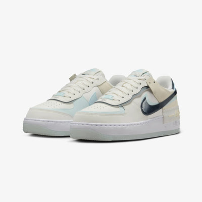 NIKE | AIR FORCE 1 SHADOW { SAIL/ARMORY NAVY-GLACIER BLUE