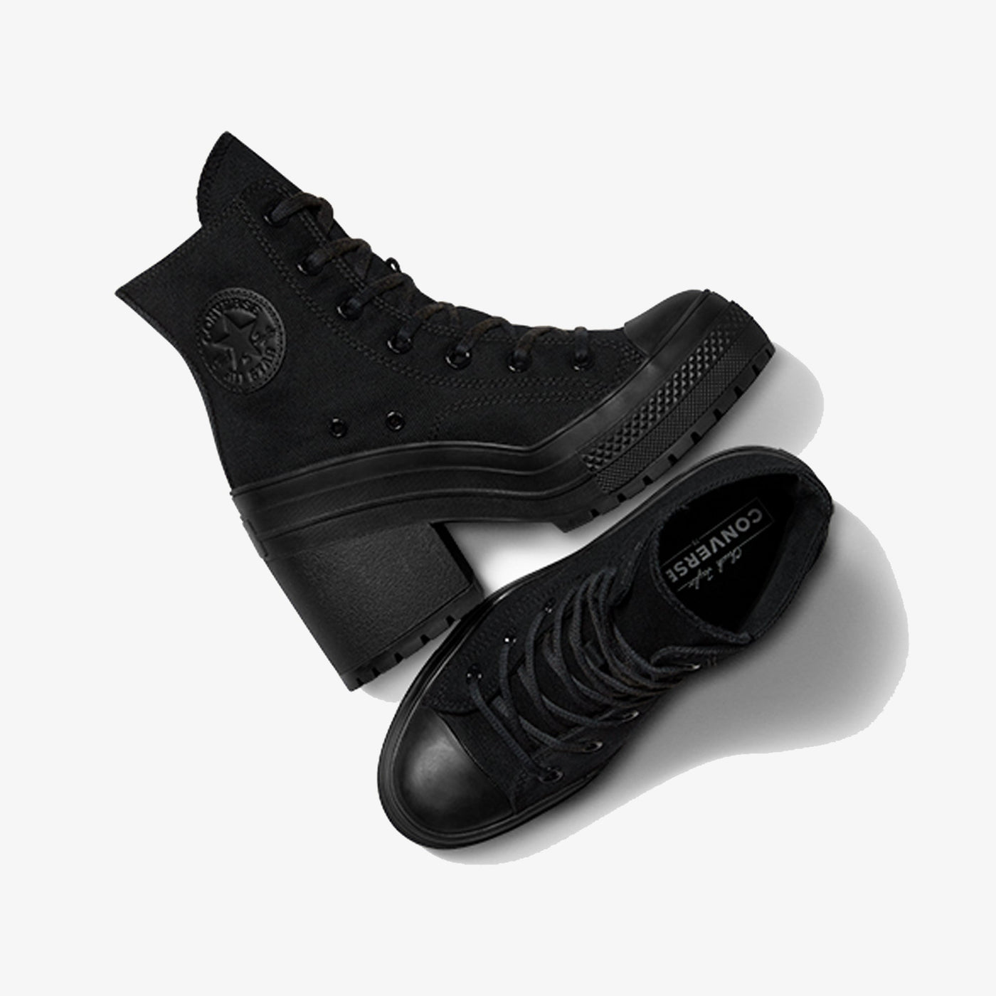 Converse | CHUCK 70 DE LUXE HEEL { BLACK/BLACK