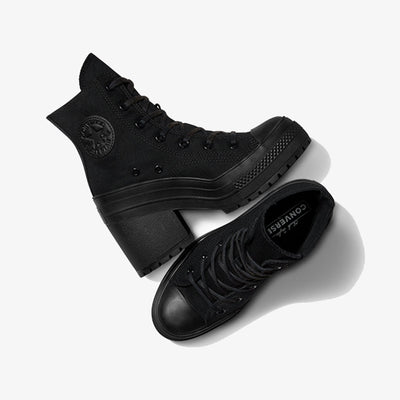 Converse | CHUCK 70 DE LUXE HEEL { BLACK/BLACK