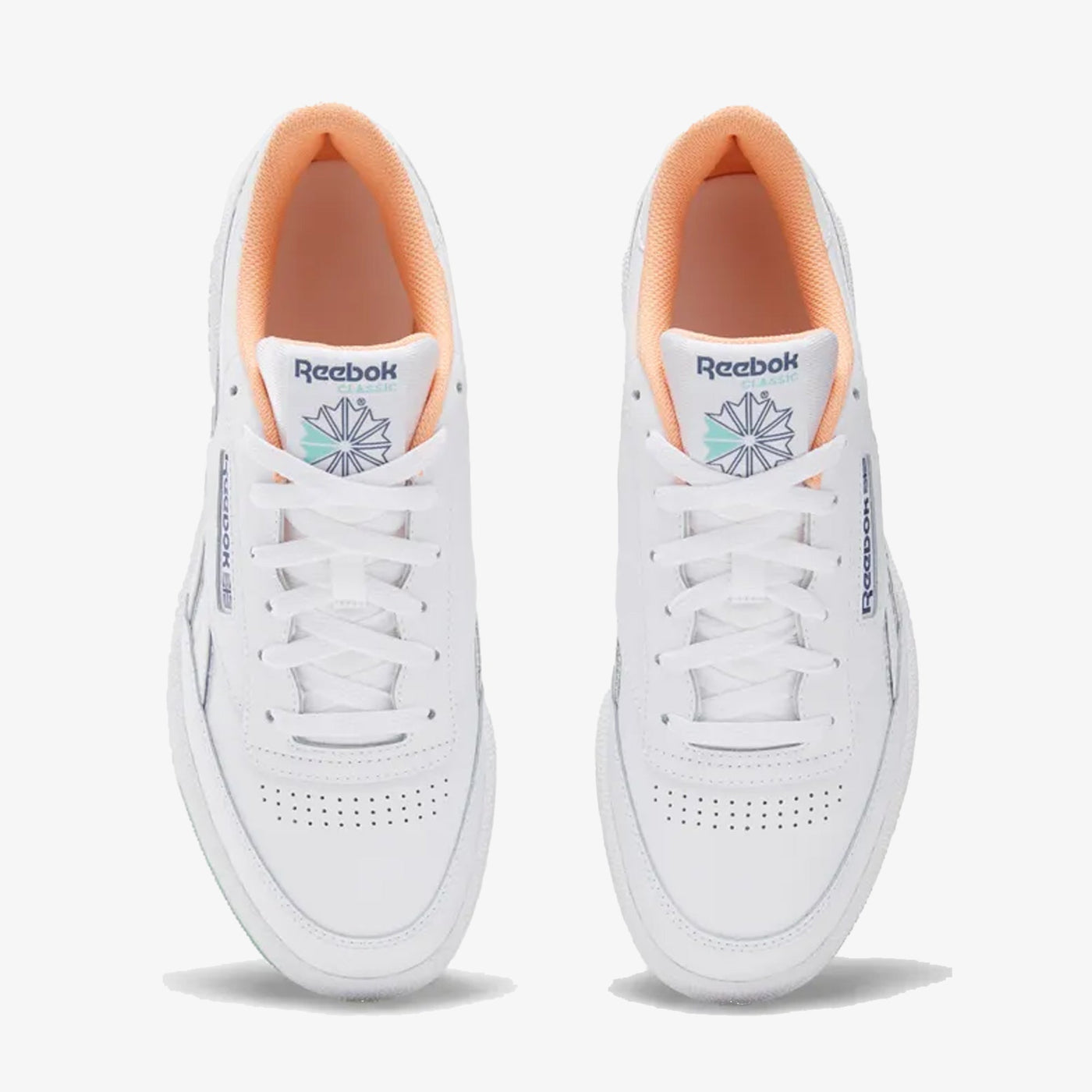 Reebok | CLUB C REVENGE { WHITE/BLUE/ORANGE