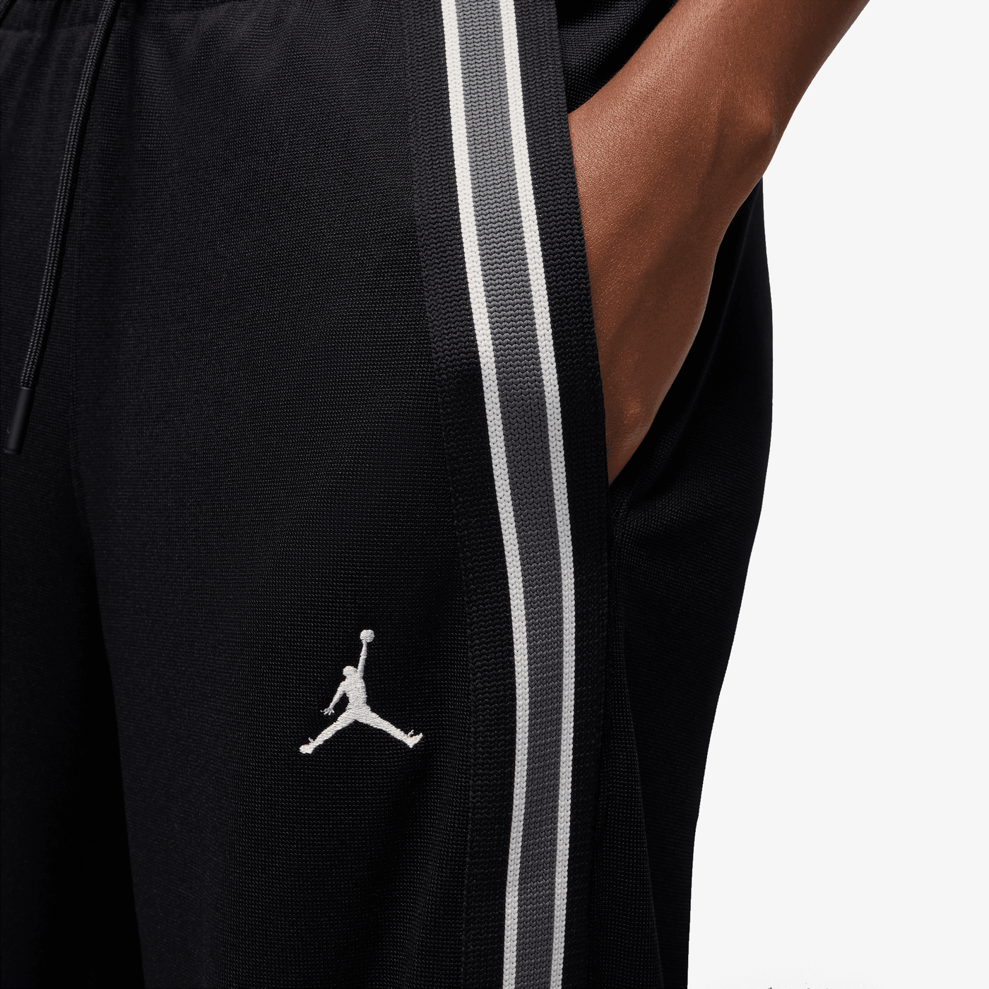 JORDAN | BROOKLYN TRACK PANTS { BLACK/SAIL