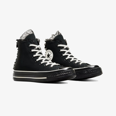 Converse | CHUCK 70 HIGH RUFFLES & BOWS { BLACK