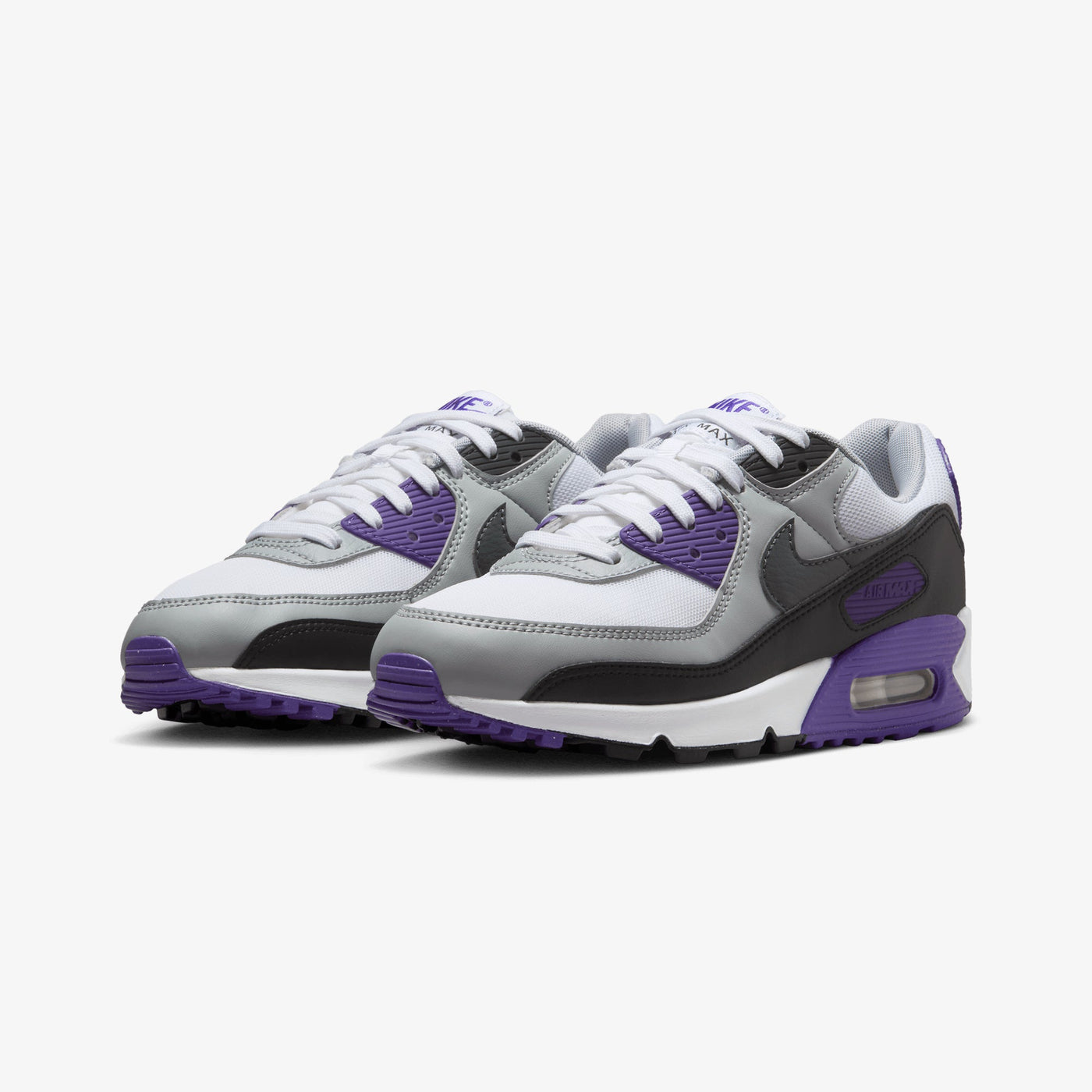 Nike | AIR MAX 90 { WHITE/IRON GREY-BLACK-WOLF GREY